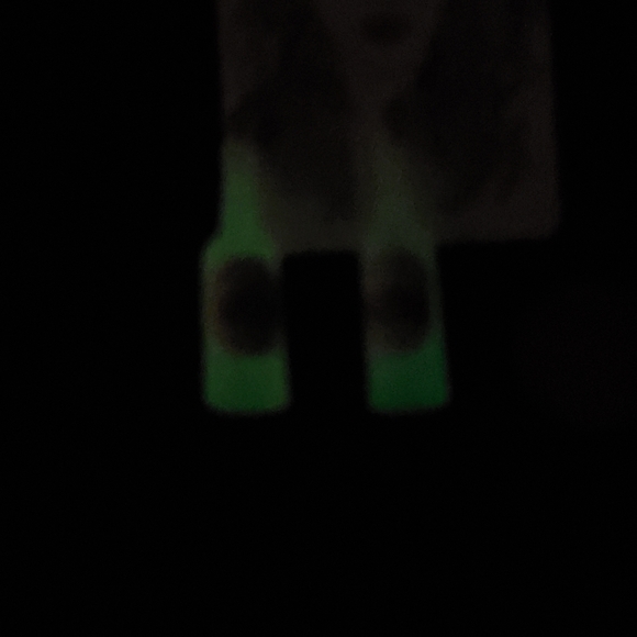 I glow Novelty adult 🍷 bottle earrings - Picture 2 of 2